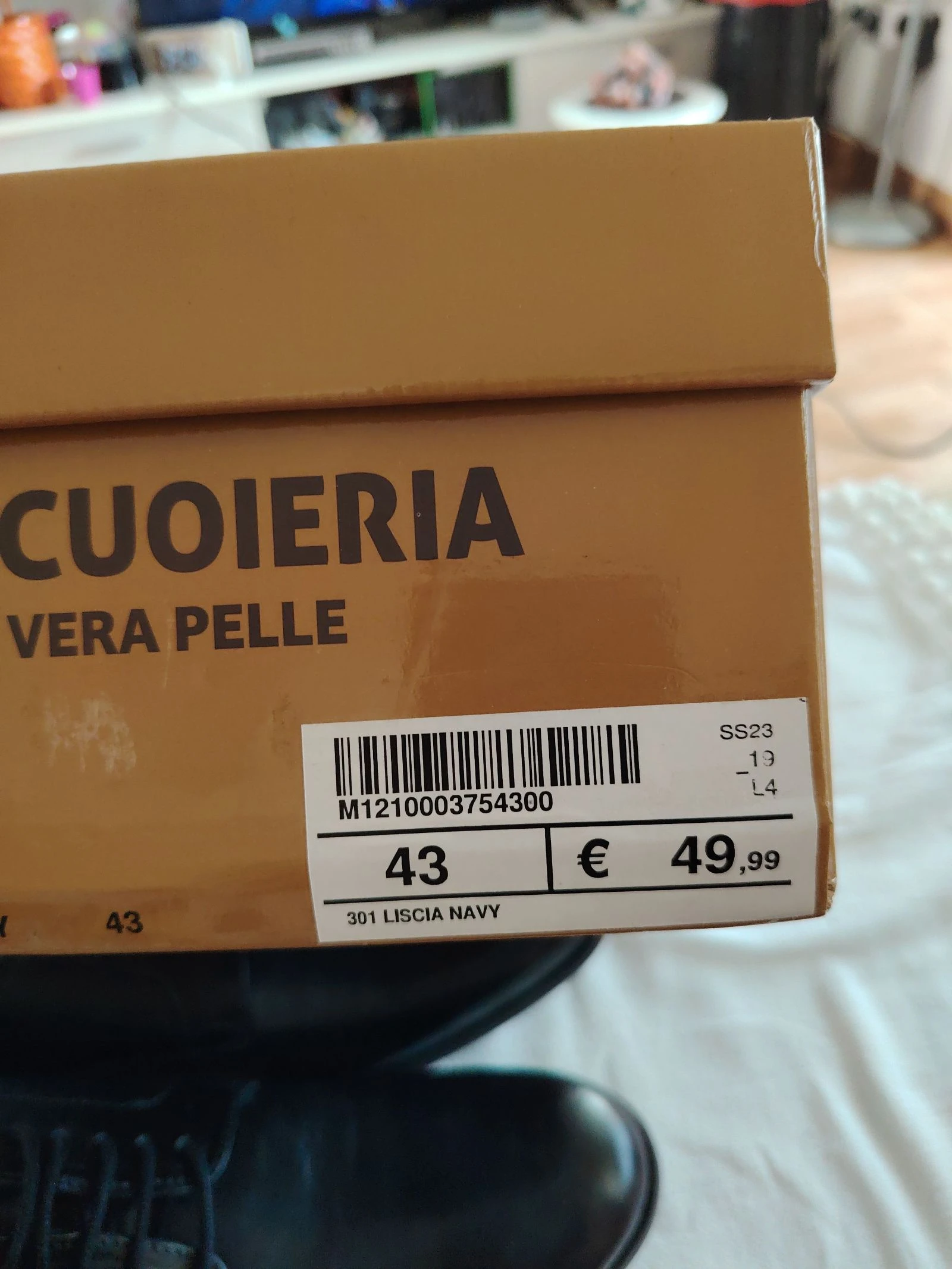 Sapatos de couro La Cuoieria homem tamanho 43 – photo 7